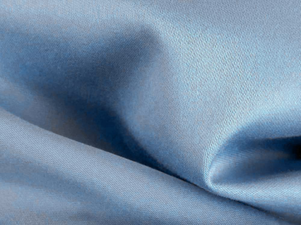 Простынь на резинке + нав. Saten Fitted Sheet 90x200 Синий -2