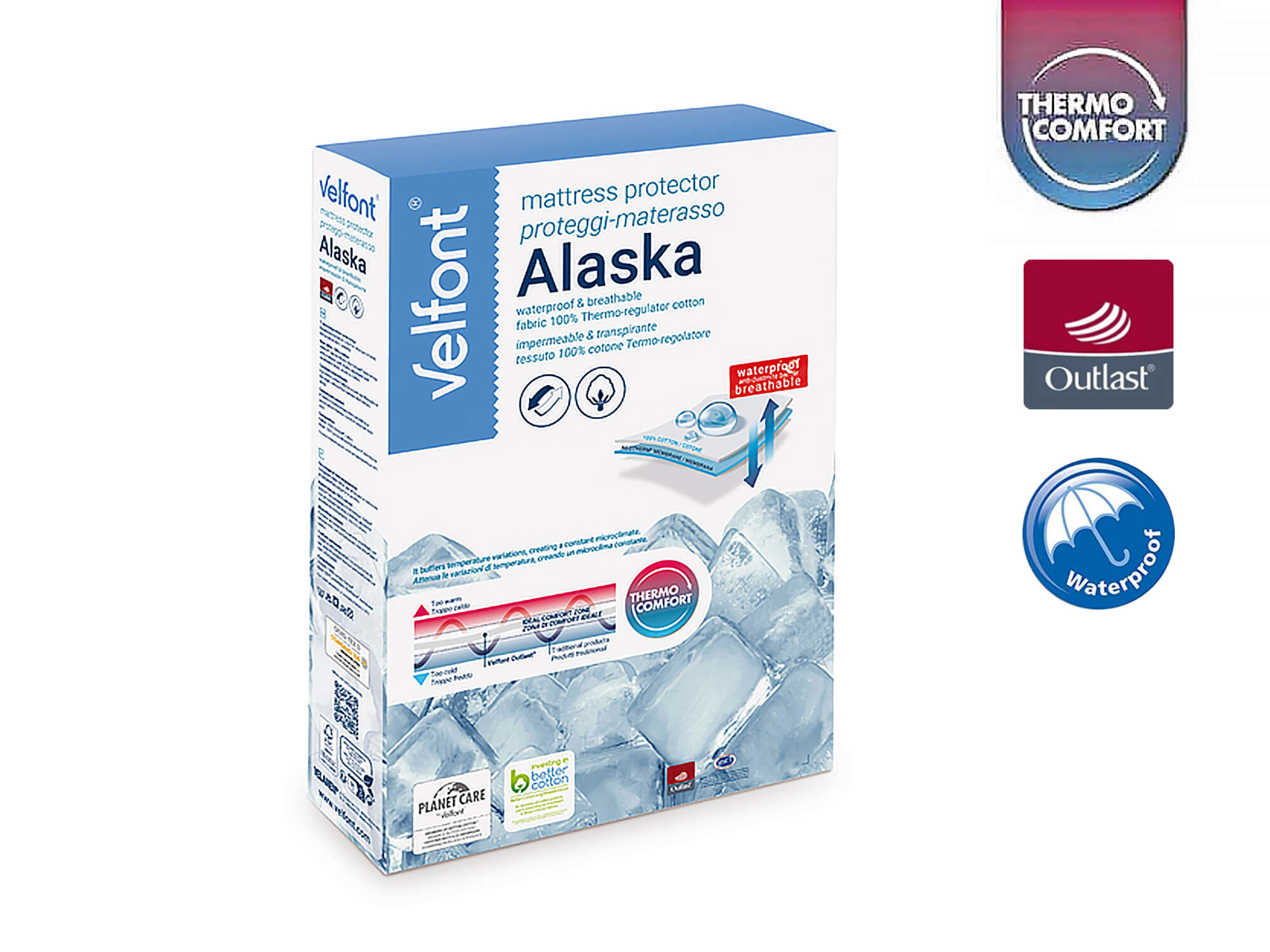 Наматрацник ALASKA L1 160x200