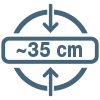 Для матраців до 35 см