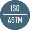 Відповідає стандартам ISO та ASTM